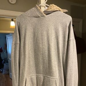 Aerie hooded sweatshirt in Heather grey